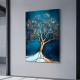 Πίνακας σε καμβά "Golden Tree"  ψηφιακής εκτύπωσης 70x100x3εκ.