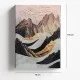 Πίνακας σε καμβά "Abstract Mountain"  ψηφιακής εκτύπωσης 70x100x3εκ.