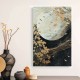 Πίνακας σε καμβά "Golden Moon"  ψηφιακής εκτύπωσης 70x100x3εκ.