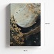 Πίνακας σε καμβά "Golden Moon"  ψηφιακής εκτύπωσης 70x100x3εκ.