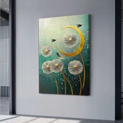 Πίνακας σε καμβά "Wildflowers"  ψηφιακής εκτύπωσης 70x100x3εκ.