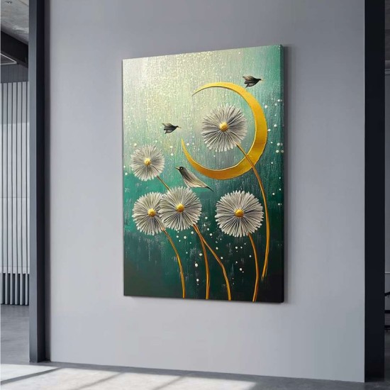 Πίνακας σε καμβά "Wildflowers"  ψηφιακής εκτύπωσης 70x100x3εκ.