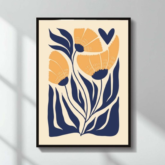 Πίνακας "Poppies"  ψηφιακής εκτύπωσης 50x70εκ.