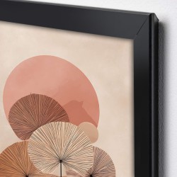 Πίνακας "Pink Leaves"  ψηφιακής εκτύπωσης 50x70εκ.