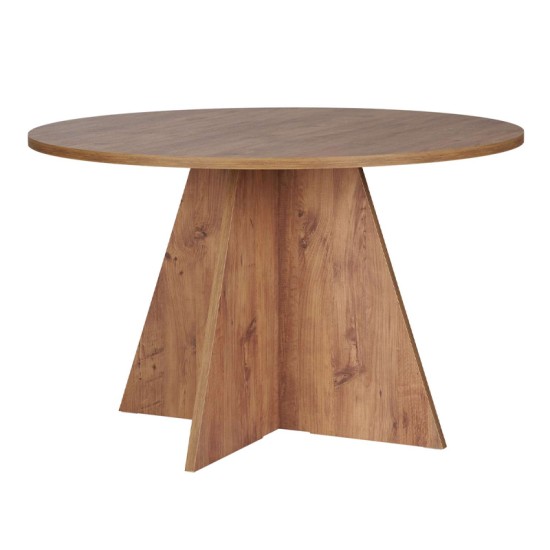 Τραπέζι Virela  χρώμα atlantic pine Ø120x75εκ.