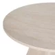 Τραπέζι Virela  χρώμα travertine Ø120x75εκ.