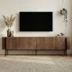 Έπιπλο τηλεόρασης Nexus  χρώμα καρυδί 180x30x45,5εκ.