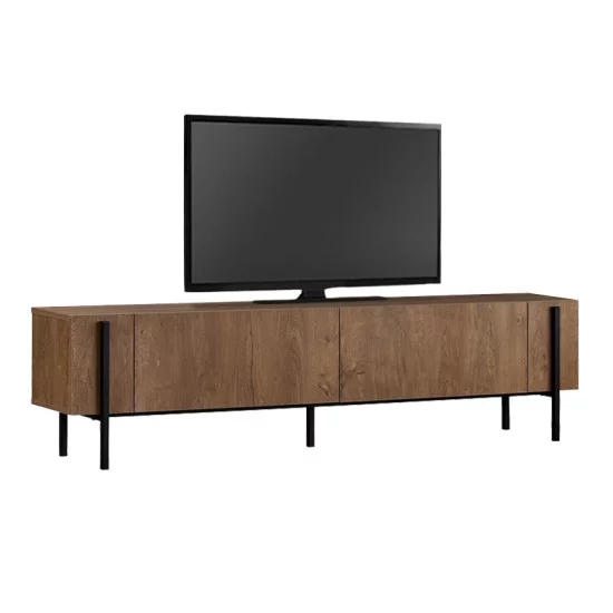 Έπιπλο τηλεόρασης Nexus  χρώμα καρυδί 180x30x45,5εκ.