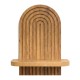 Ραφιέρα τοίχου Artwill  Mdf χρώμα oak 26x13x35εκ.