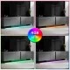 Έπιπλο τηλεόρασης Arlen  με Led Rgb χρώμα ανθρακί 180x32x50εκ.