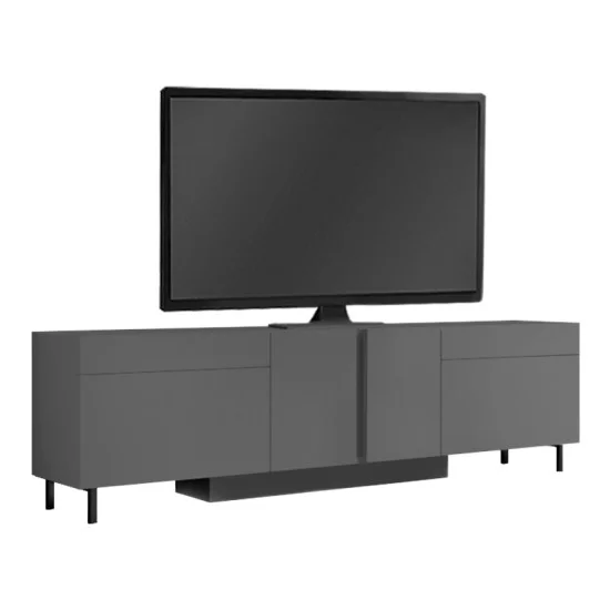Έπιπλο τηλεόρασης Arlen  με Led Rgb χρώμα ανθρακί 180x32x50εκ.