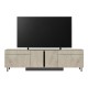 Έπιπλο τηλεόρασης Arlen  με Led Rgb χρώμα travertine 180x32x50εκ.