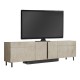 Έπιπλο τηλεόρασης Arlen  με Led Rgb χρώμα travertine 180x32x50εκ.