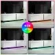 Έπιπλο τηλεόρασης Arlen  με Led Rgb χρώμα λευκό 180x32x50εκ.