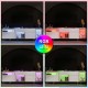 Έπιπλο τηλεόρασης Norm  με Led Rgb χρώμα λευκό - χρυσό 180x32x55εκ.