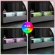 Έπιπλο τηλεόρασης Eco  με Led Rgb χρώμα ανθρακί 180x32x67εκ.