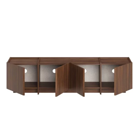 Έπιπλο τηλεόρασης Dorma  χρώμα καρυδί 180x35x46,2εκ.