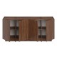 Μπουφές Dorma  χρώμα καρυδί 180x45x80,2εκ.