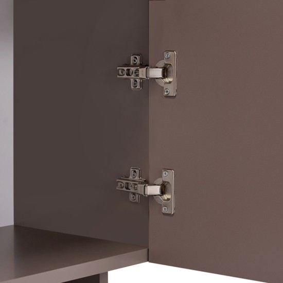 Έπιπλο τηλεόρασης Aurelia  χρώμα μόκα 180x32x45εκ.