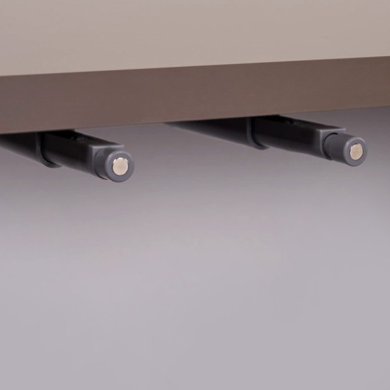 Έπιπλο τηλεόρασης Aurelia  χρώμα μόκα 180x32x45εκ.