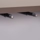 Έπιπλο τηλεόρασης Aurelia  χρώμα μόκα 180x32x45εκ.