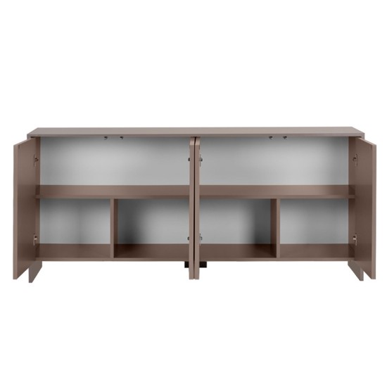 Μπουφές Aurelia  χρώμα μόκα 180x45x80εκ.