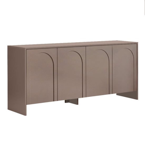 Μπουφές Aurelia  χρώμα μόκα 180x45x80εκ.