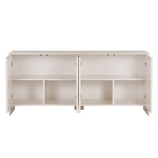 Μπουφές Aurelia  χρώμα κρεμ 180x45x80εκ.