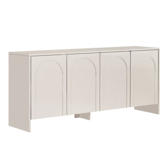 Μπουφές Aurelia  χρώμα κρεμ 180x45x80εκ.