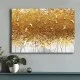 Πίνακας σε καμβά "Golden Birds"  ψηφιακής εκτύπωσης 100x70x3εκ.