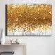 Πίνακας σε καμβά "Golden Birds"  ψηφιακής εκτύπωσης 100x70x3εκ.
