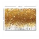 Πίνακας σε καμβά "Golden Birds"  ψηφιακής εκτύπωσης 100x70x3εκ.