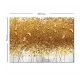 Πίνακας σε καμβά "Golden Birds"  ψηφιακής εκτύπωσης 100x70x3εκ.