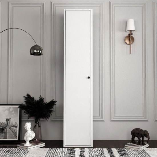 Ντουλάπι κουζίνας - μπάνιου Felix Flat Megapap χρώμα λευκό 33,6x30x160,8εκ. - 0234628