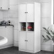 Ντουλάπα κουζίνας - μπάνιου Felix Flat Megapap χρώμα λευκό 65,4x40x166,8εκ. - 0234633