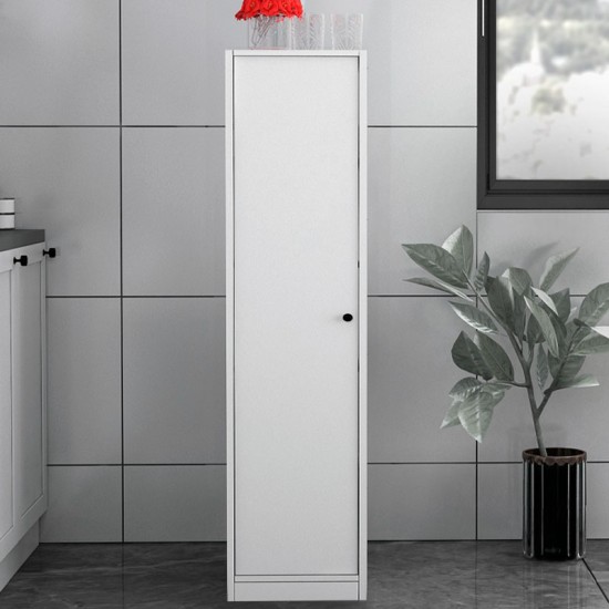 Ντουλάπι κουζίνας - μπάνιου Felix Flat Megapap χρώμα λευκό 33,6x40x135εκ. - 0234636
