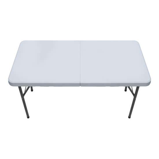 Τραπέζι catering - συνεδρίου Capri  πτυσσόμενο - βαλίτσα χρώμα λευκό του πάγου 120x60x74εκ.