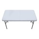 Τραπέζι catering - συνεδρίου Capri  πτυσσόμενο - βαλίτσα χρώμα λευκό του πάγου 120x60x74εκ.