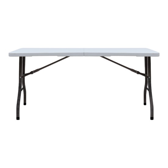 Τραπέζι catering - συνεδρίου Capri  πτυσσόμενο - βαλίτσα χρώμα λευκό του πάγου 152x70x74εκ.
