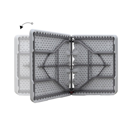 Τραπέζι catering - συνεδρίου Capri  πτυσσόμενο - βαλίτσα χρώμα λευκό του πάγου 152x70x74εκ.