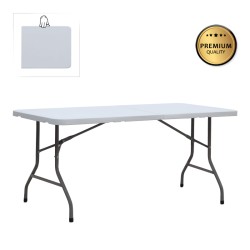 Τραπέζι catering - συνεδρίου Capri  πτυσσόμενο - βαλίτσα χρώμα λευκό του πάγου 183x76x74εκ.