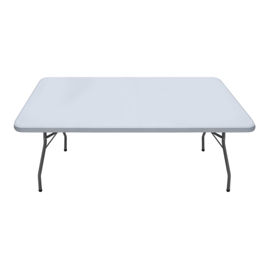 Τραπέζι catering - συνεδρίου Capri  πτυσσόμενο - μονοκόμματη επιφάνεια χρώμα λευκό του πάγου 152x76x74εκ.