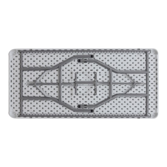 Τραπέζι catering - συνεδρίου Capri  πτυσσόμενο - μονοκόμματη επιφάνεια χρώμα λευκό του πάγου 152x76x74εκ.