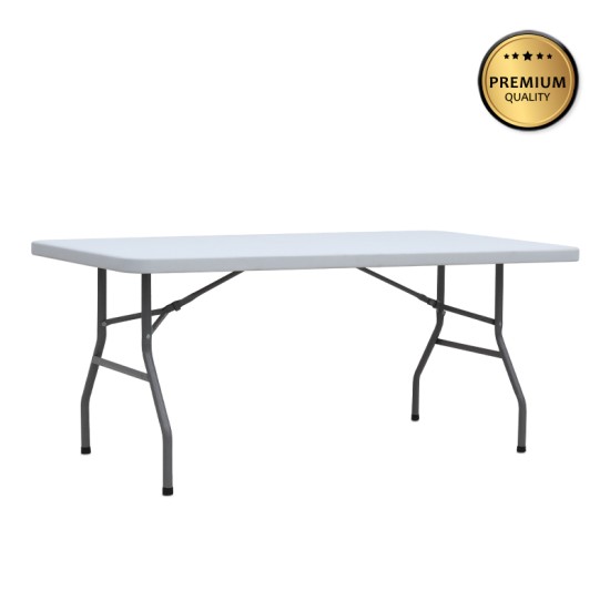 Τραπέζι catering - συνεδρίου Capri  πτυσσόμενο - μονοκόμματη επιφάνεια χρώμα λευκό του πάγου 183x76x74εκ.