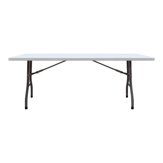 Τραπέζι catering - συνεδρίου Capri  πτυσσόμενο - μονοκόμματη επιφάνεια χρώμα λευκό του πάγου 198x90x74εκ.