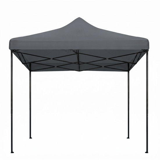 Κιόσκι - Gazebo Bari  πτυσσόμενο μεταλλικός σκελετός - αδιάβροχο ύφασμα χρώμα γκρι 3x3x3,10m.