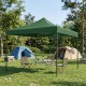 Κιόσκι - Gazebo Bari  πτυσσόμενο μεταλλικός σκελετός - αδιάβροχο ύφασμα χρώμα πράσινο 3x3x3,10m.
