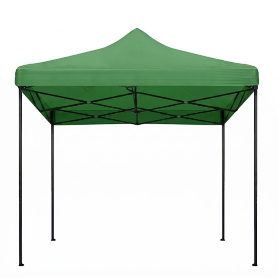 Κιόσκι - Gazebo Bari  πτυσσόμενο μεταλλικός σκελετός - αδιάβροχο ύφασμα χρώμα πράσινο 3x3x3,10m.