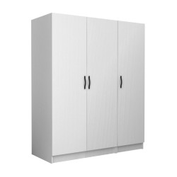 Ντουλάπα ρούχων Victoria  τρίφυλλη χρώμα λευκό 150x60x181εκ. Ντουλάπα ρούχων Victoria  τρίφυλλη χρώμα λευκό 150x60x181εκ.