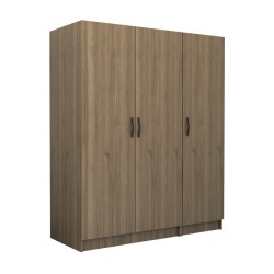Ντουλάπα ρούχων Victoria  τρίφυλλη χρώμα καρυδί 150x60x181εκ. Ντουλάπα ρούχων Victoria  τρίφυλλη χρώμα καρυδί 150x60x181εκ.